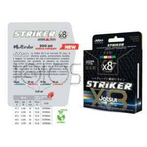 TRECCIATO JATSUI STRIKER X8 - 500MT MULTICOLOR