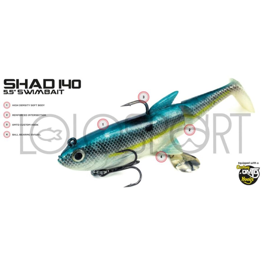 Molix Shad 140 Swimbait 60g