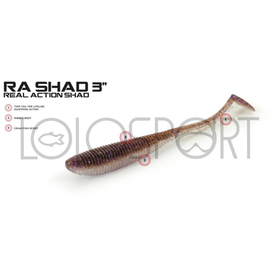 ARTIFICIALE MOLIX RA SHAD 3"
