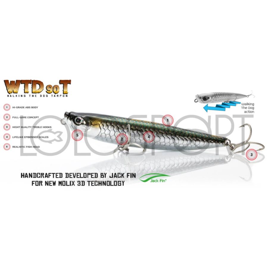 Molix WTD 90 T Rattlin' Tarpon Series 10 gr
