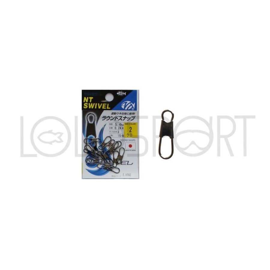 NT BRASS ROUND SNAP Moschettone per Oppai