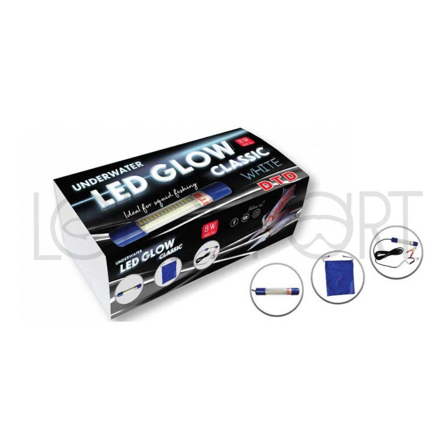 DTD Leggero Lead Glow Classic Lampada Barca Calamari Luce Bianca