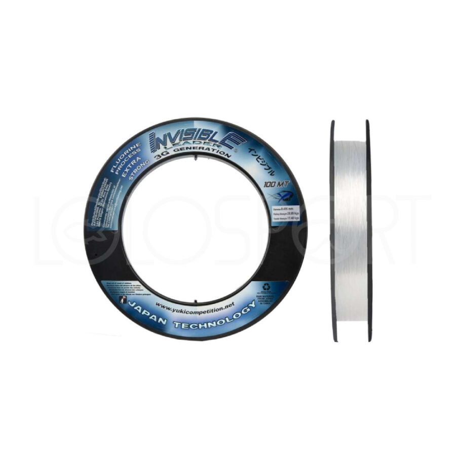 YUKI INVISIBLE 100 MT Leader Preterminali Travi Surfcasting