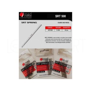 MED FISHING  SRT SPRINGS MOLLA IN ACCIAIO INOX  PER BAITCLIP 5CM 10PZ
