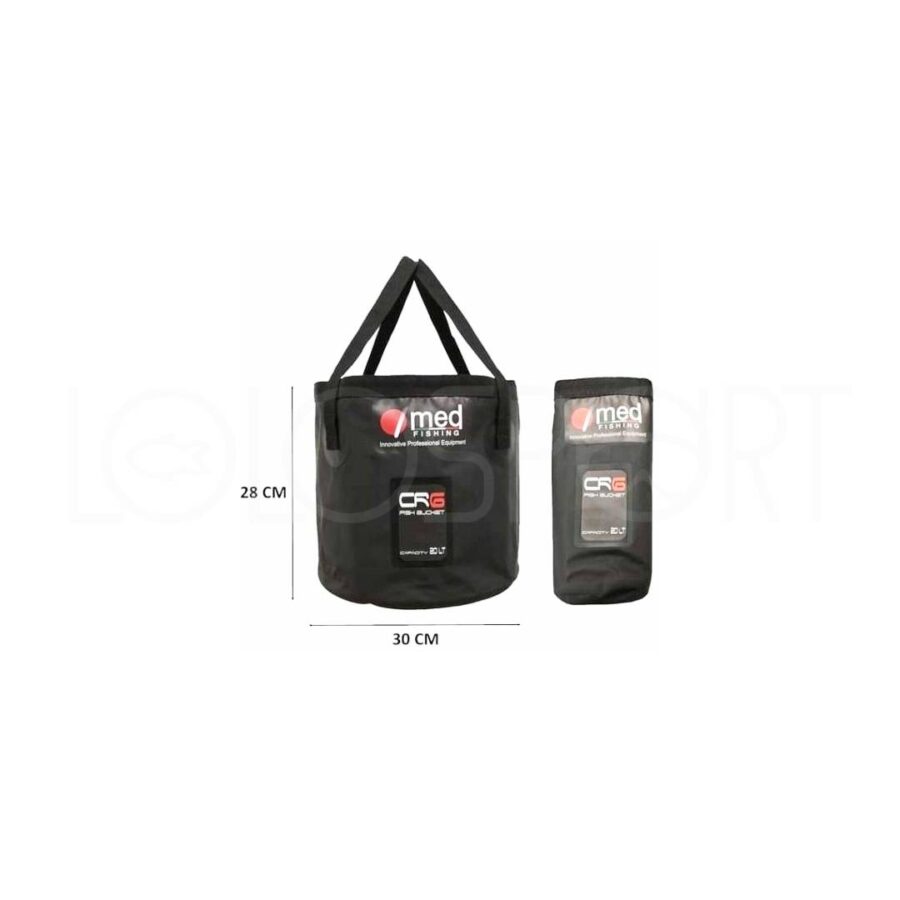 SECCHIO PIEGHEVOLE PVC MED FISHING 20LT CR6