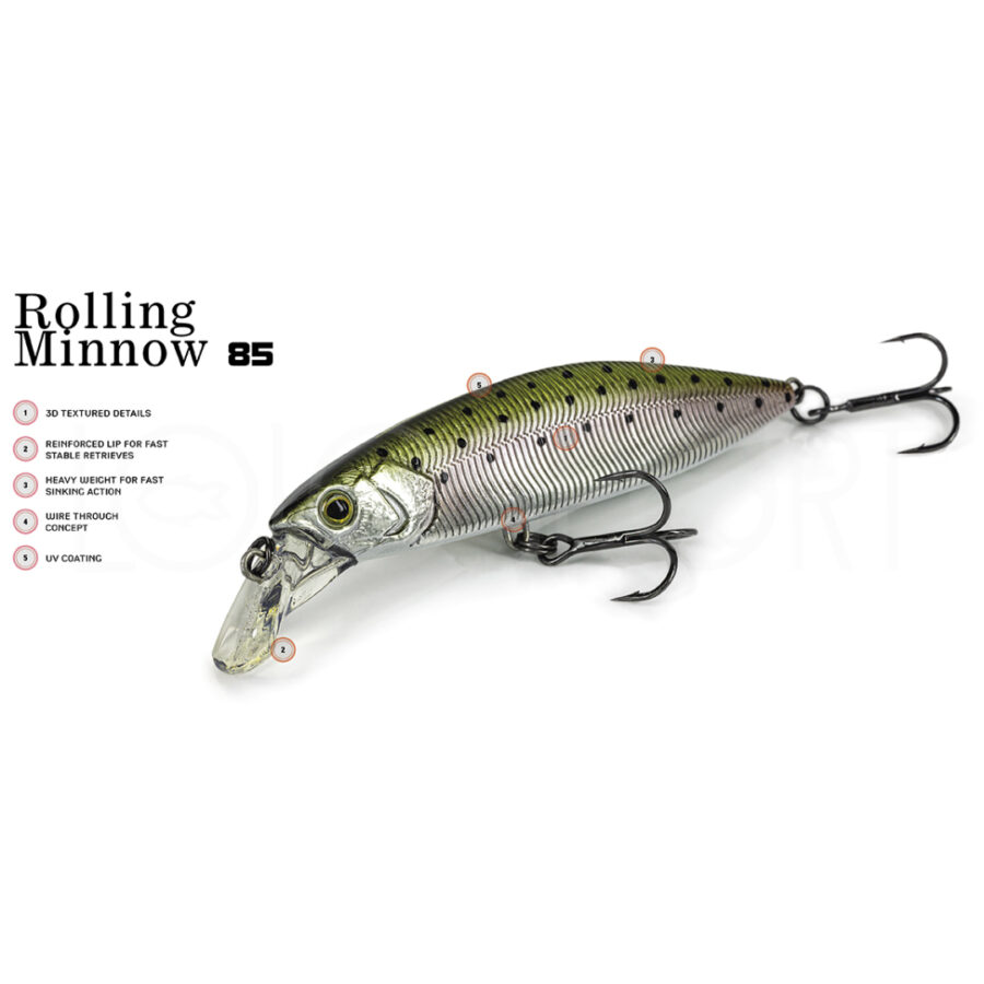Molix Rolling Minnow 85 FS
