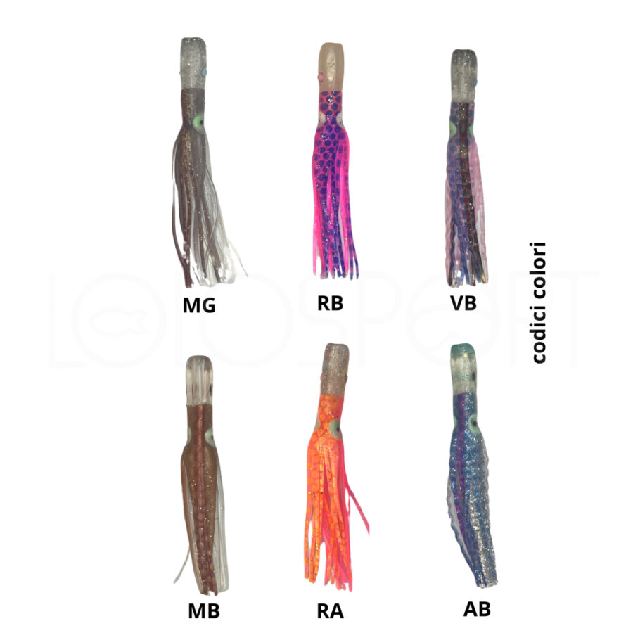 ARTIFICIALE TRAINA OCTOPUS BULL FISH 8.5CM