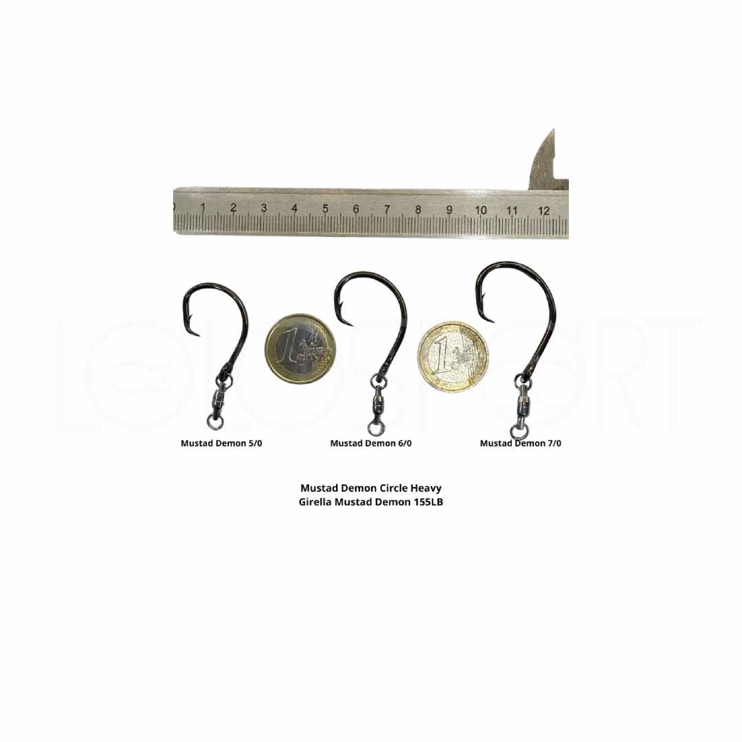 Amo con Girella per Drifting al Tonno SASAME JATSUI HAYABUSA DECOY MUSTAD OWNER - immagine 3