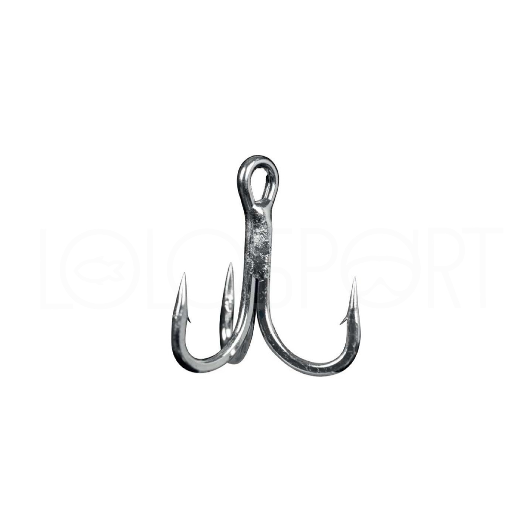 VANFOOK ANCORETTE CT-78 TREBLE HOOK SUPER HEAVY PREMIUM SILVER - immagine 2