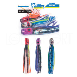 HI CLUTCH 6.5 CAPTAIN JAMES 16.5cm Octopus ESCA ARTIFICIALE TRAINA