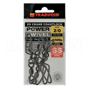 Alternative view of GIRELLA CON MOSCHETTONE PESCA X-STRONG CRANE COASTLOCK SNAP TRABUCCO IN ACCIAIO