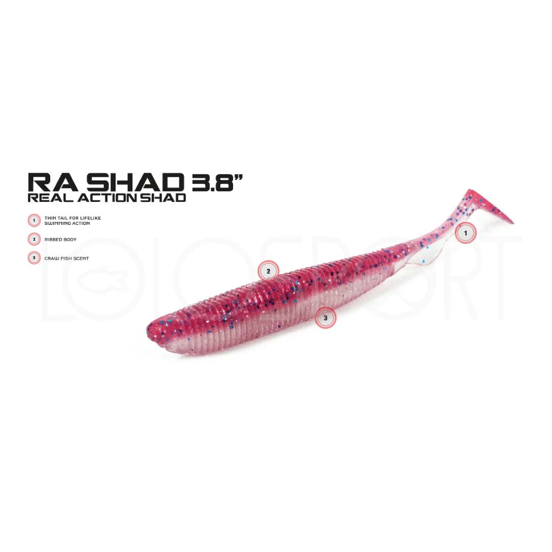 ARTIFICIALE MOLIX RA SHAD 3,8"