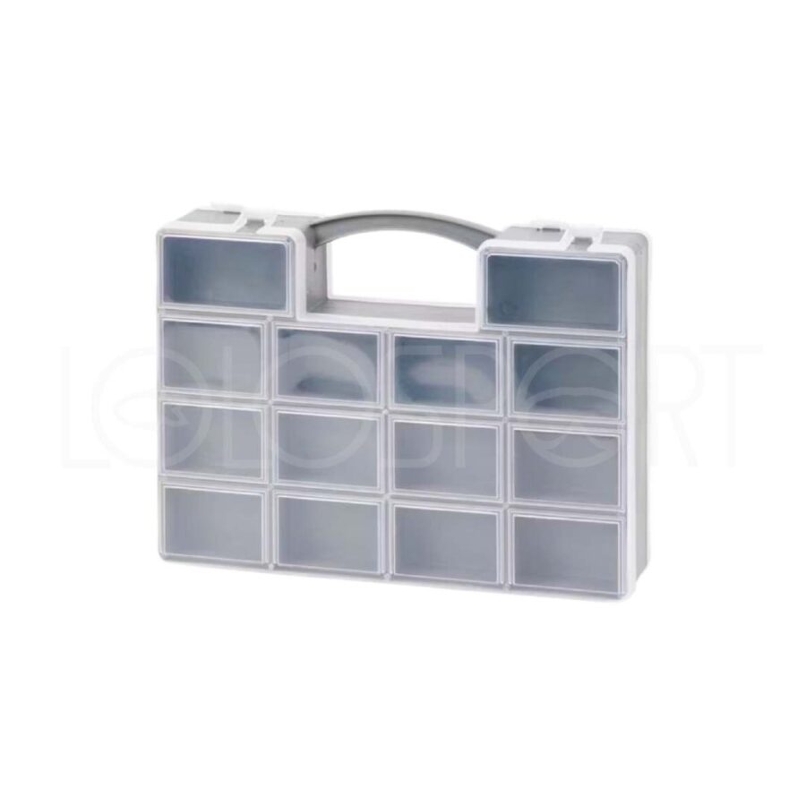 BOX DOUBLE FACE CON MANIGLIA TRASPARENTE