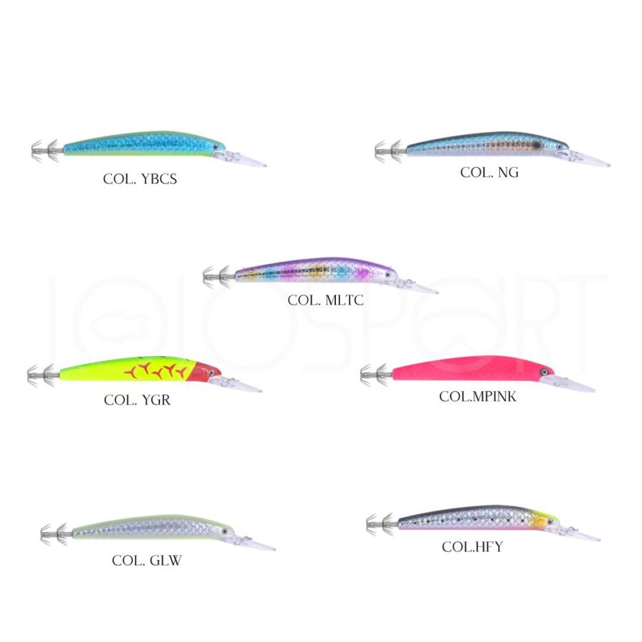 Jatsui Prime Calamaro DEEP 100mm Traina ai Calamari