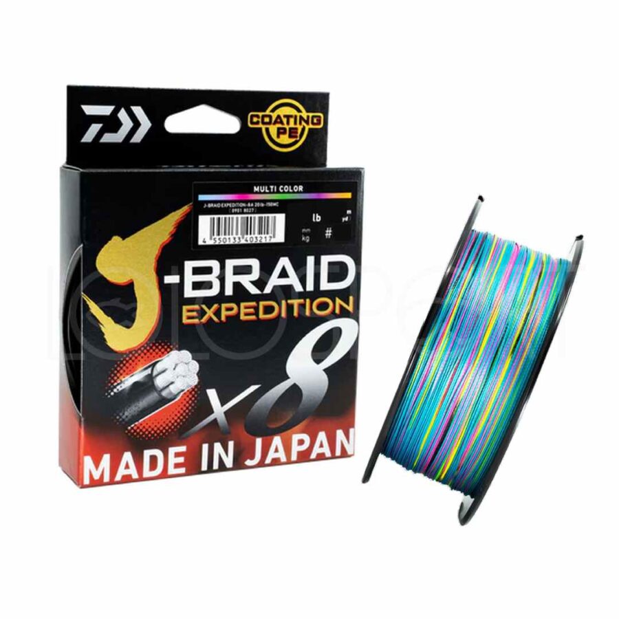 Daiwa J-BRAID EXPEDITION 500 Metri Multi Color