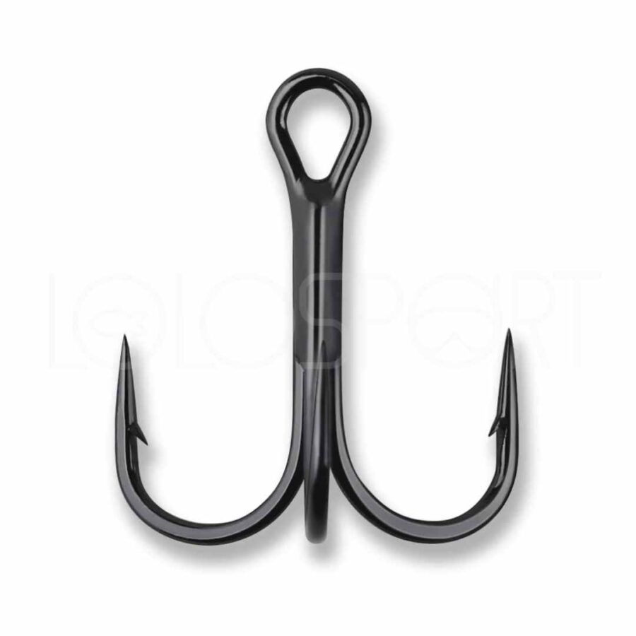 MUSTAD ANCORETTE Black Nickel KVD Elite Round Bend Treble Hook - 1X Strong TR78NP