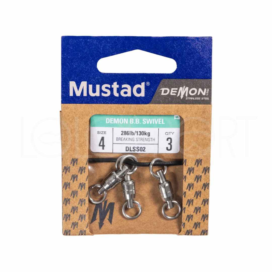 Mustad Demon Swivel Girella Cuscinetto a Sfera DLSS02 - immagine 2