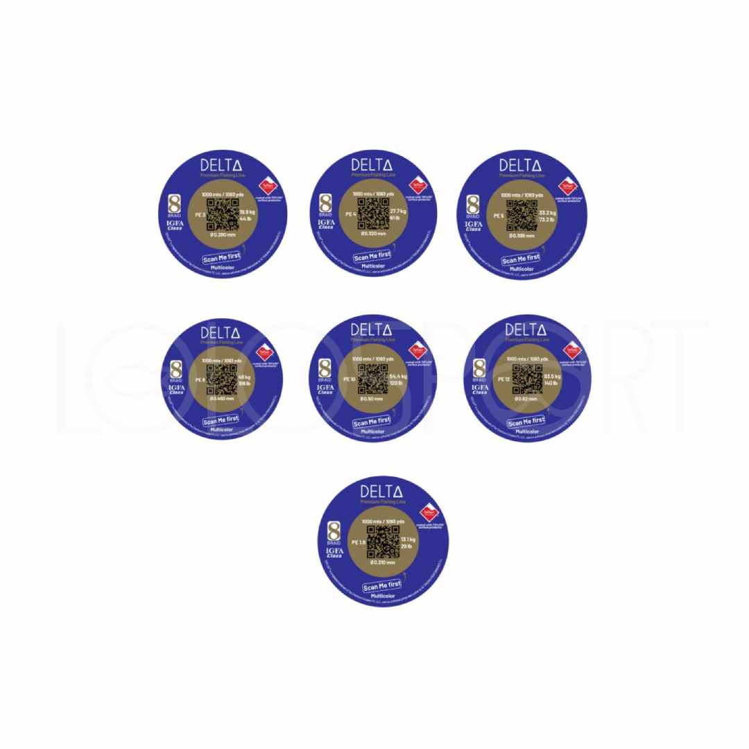 Treccia DELTA Teflon X8 multicolore 1000mt - immagine 3