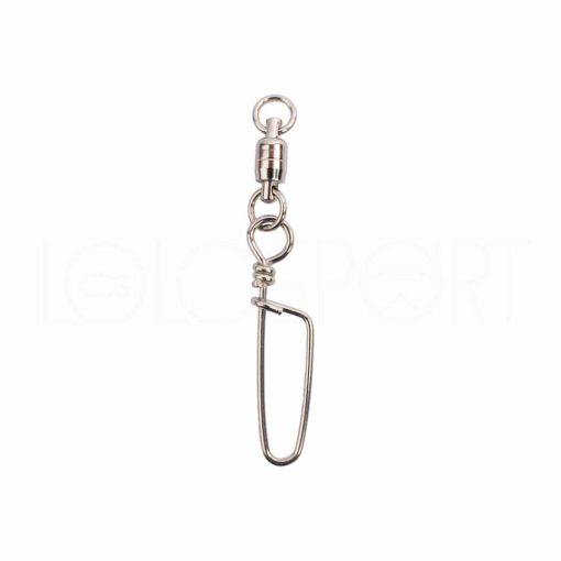 Mustad Girella con moschettone Traina Stainless Steel Ball Bearing Swivel with Coastlock Snap DLSS04