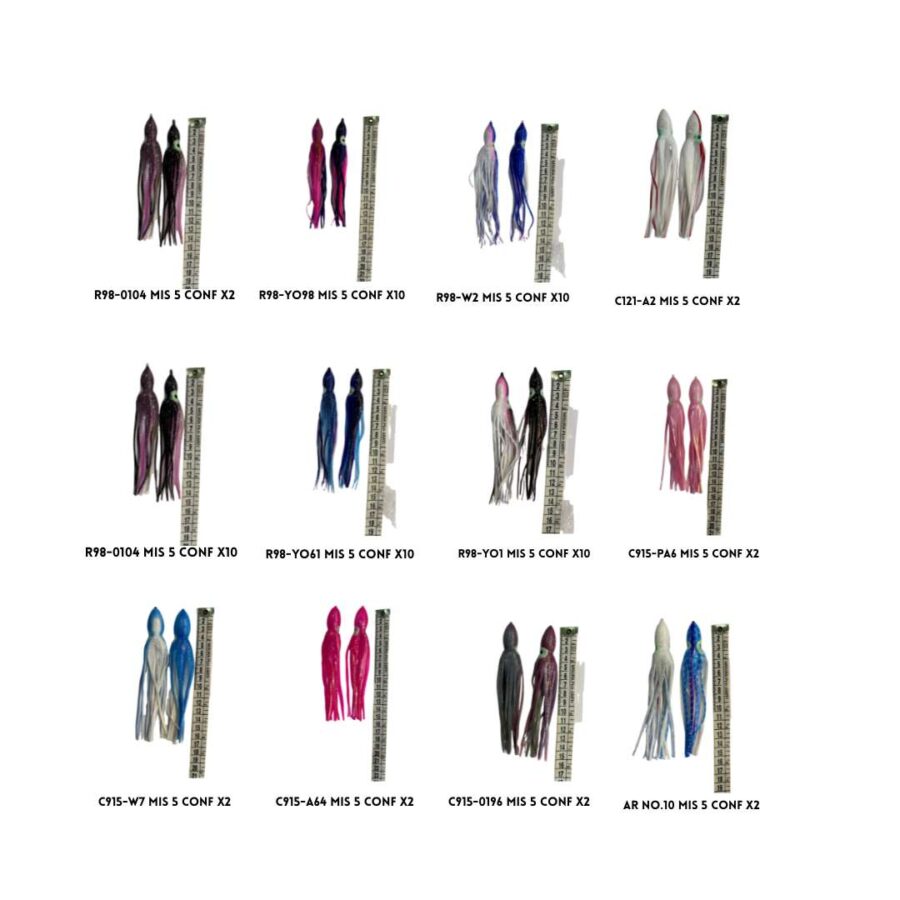 Octopus YO-ZURI Misura 5 confezioni da 10PZ e 2 PZ