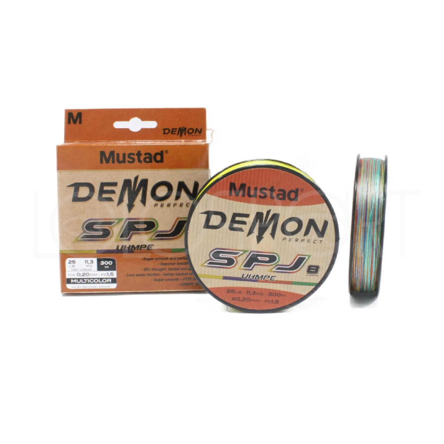 Trecciato Mustad SPJ Demon Braid Multicolor 8X 300m