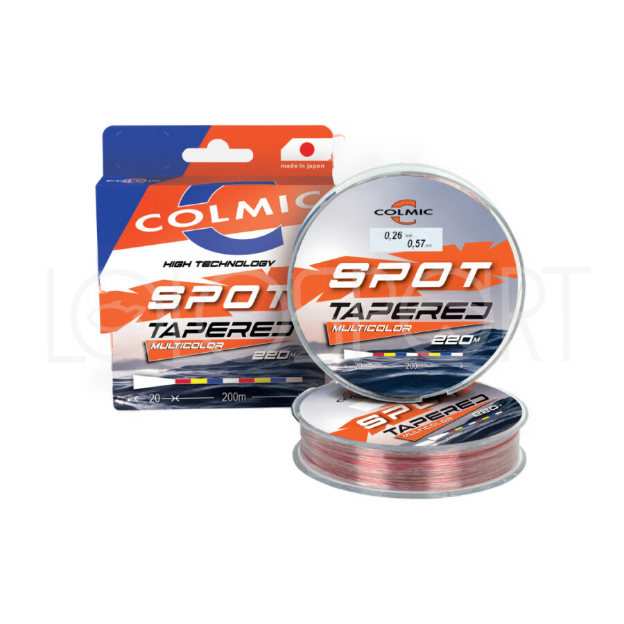 COLMIC SPOT TAPERED MULTICOLOR 220MT FILO