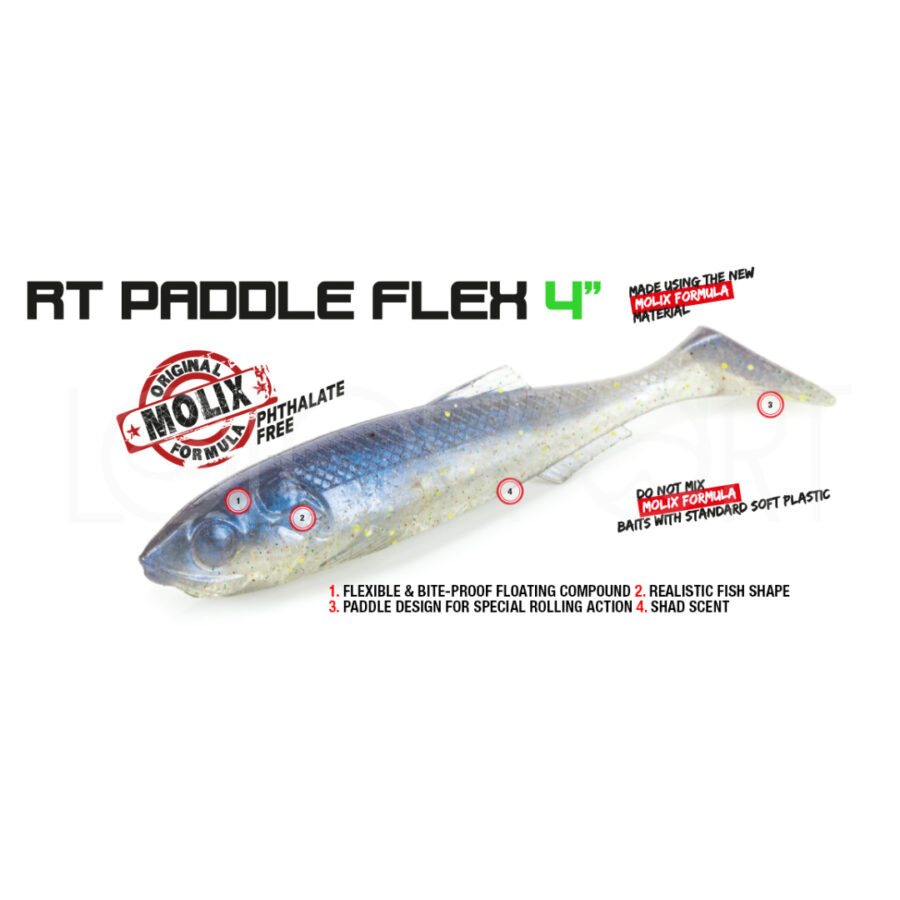 Molix RT Paddle Flex 4" (4 pcs)