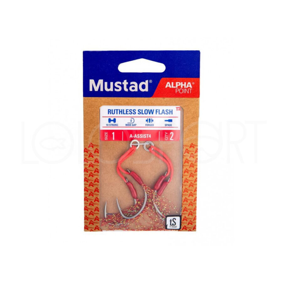 Mustad Ruthless Slow Fall Assist Rig A-ASSIST3