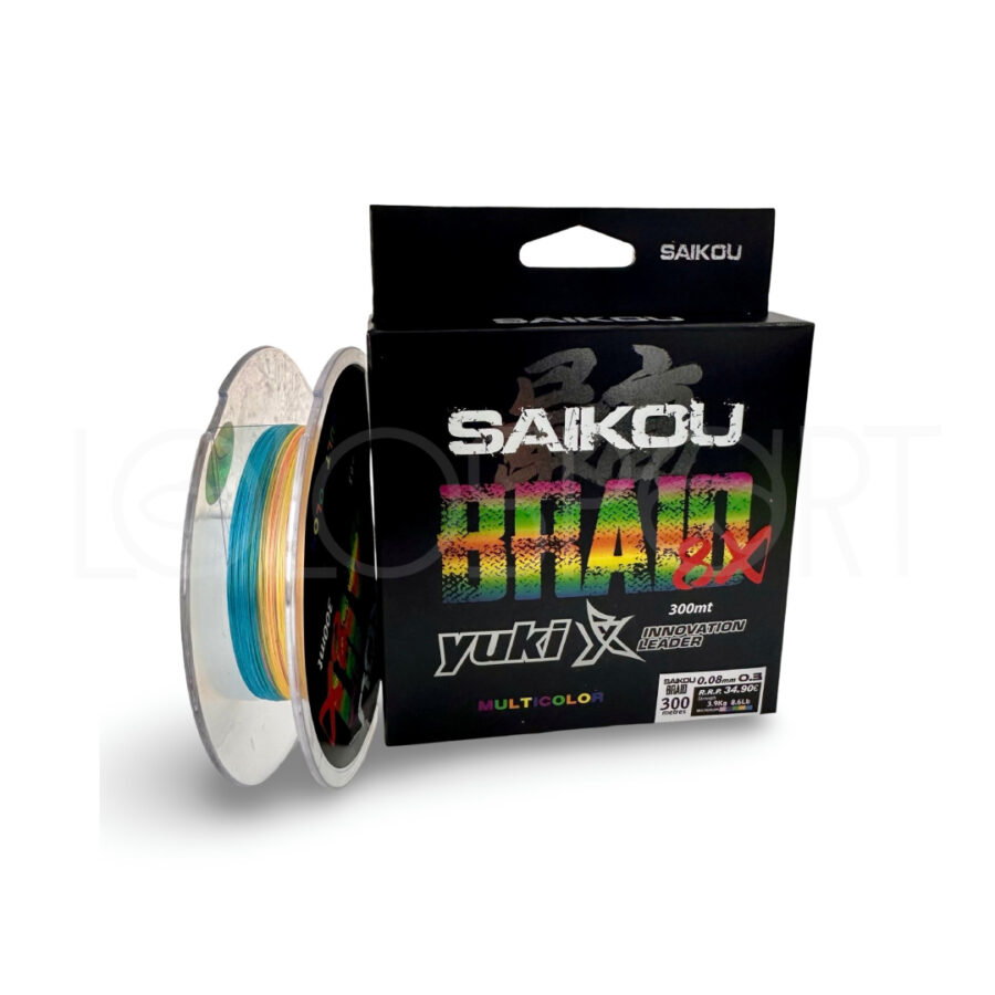 Yuki Saikou Braid 8X Multicolor 300mt TRECCIATO