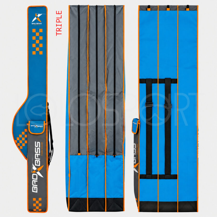 BAD BASS FODERO PORTACANNA 170x48x18 SQUARE TRIPLE