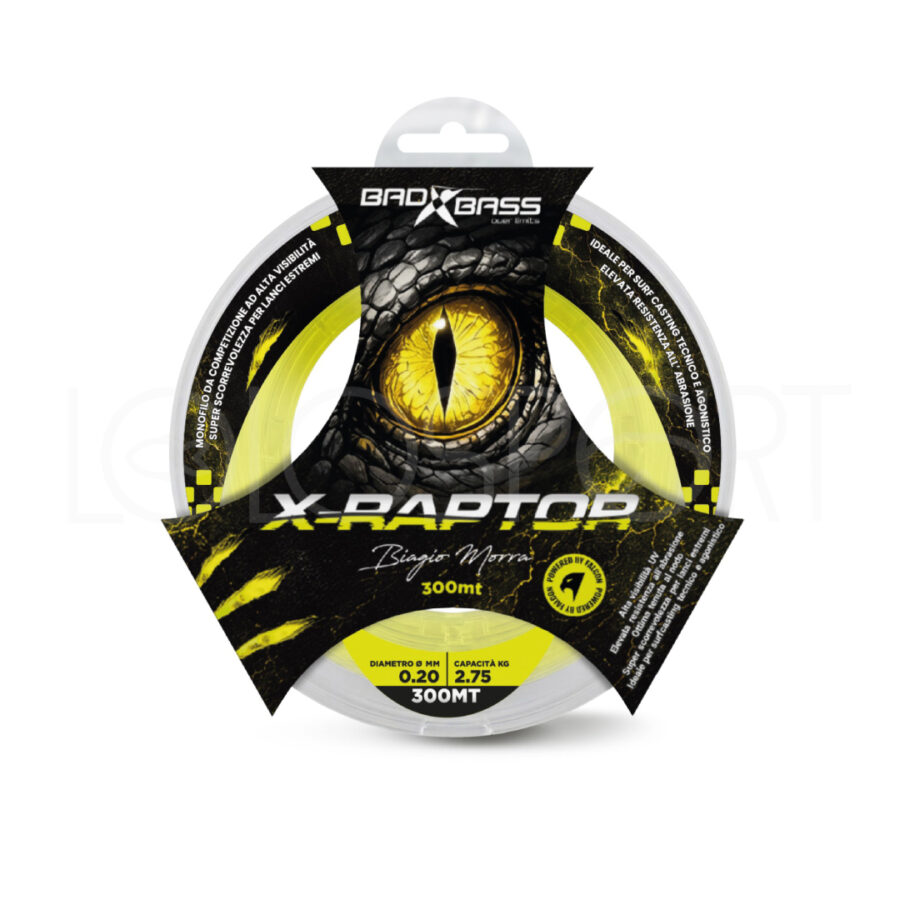 BAD BASS NYLON X-RAPTOR 300MT