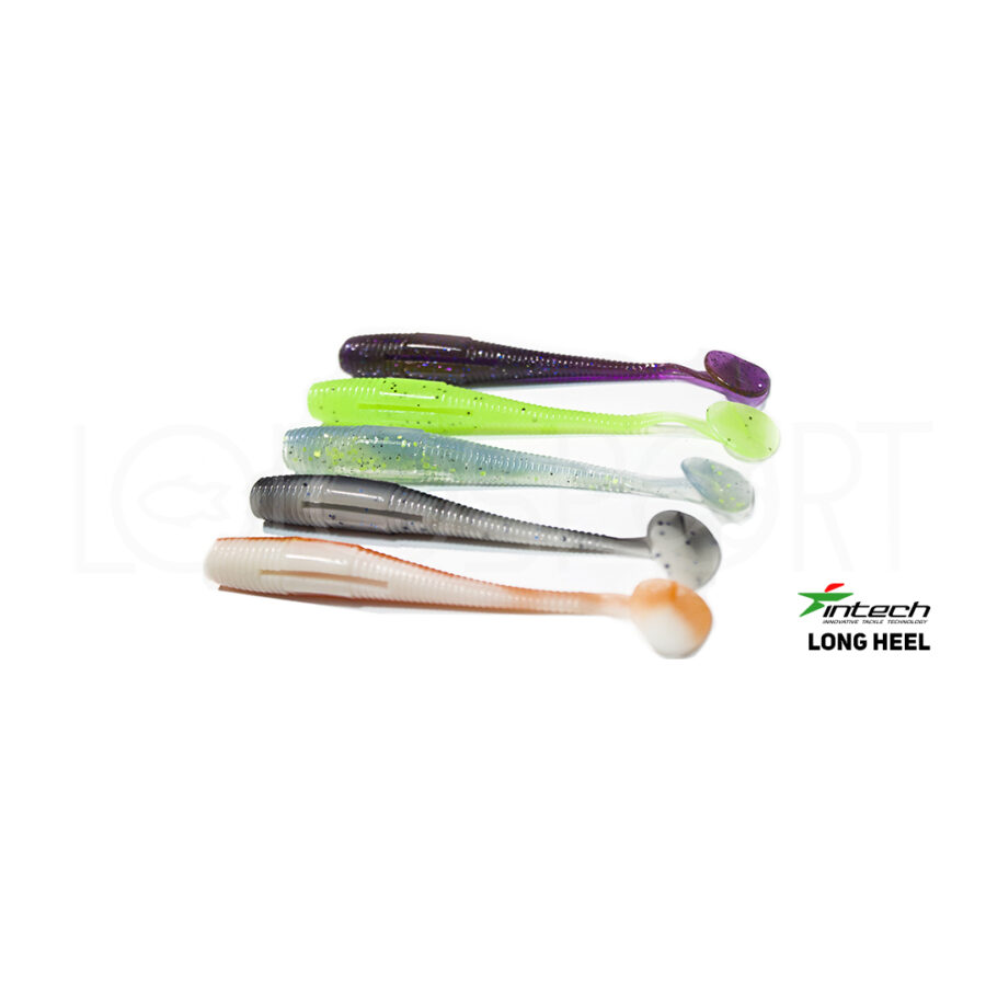 INTECH Long Heel 4" – 6 pezzi SOFT BAIT