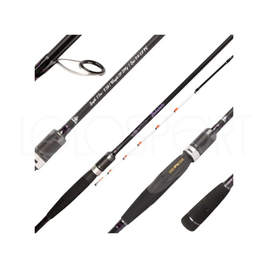 MUSTAD BAKUTAKI 2,50 M 20-200 G – CANNA TATAKI E BOLENTINO